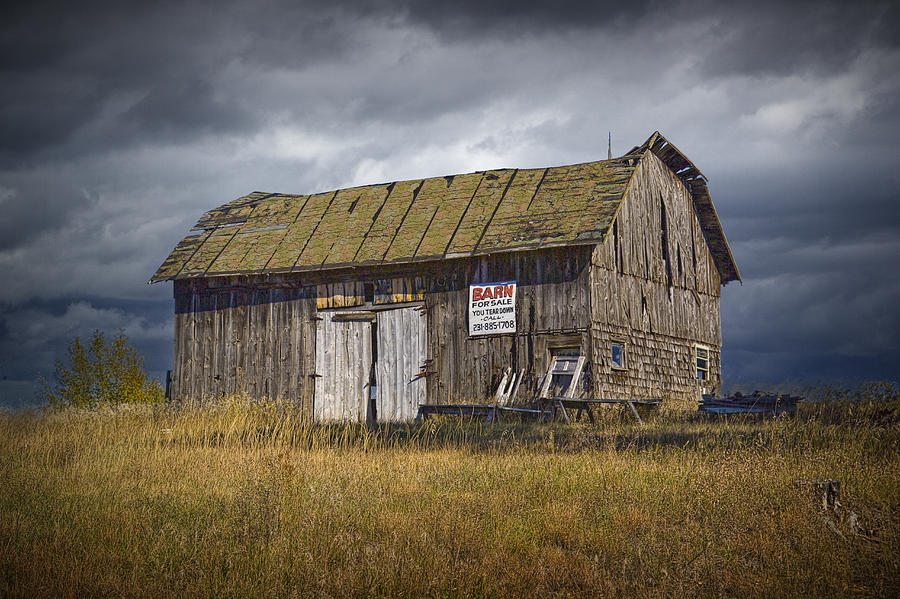Old Barns For Sale http://fineartamerica.com/featured/old-wooden-barn ...