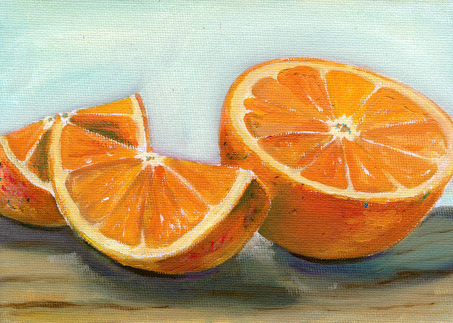 Gallery For > Orange Painting