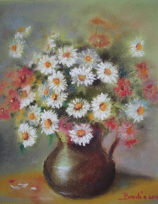 daisy in vase