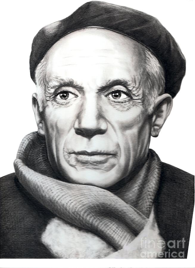 <b>Pablo Picasso</b> Original Artwork - <b>Pablo Picasso</b> by Murphy Elliott - pablo-picasso-murphy-elliott