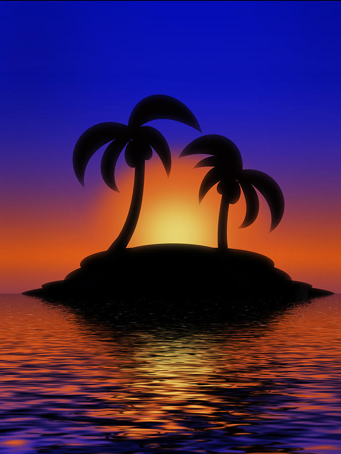 island palm tree