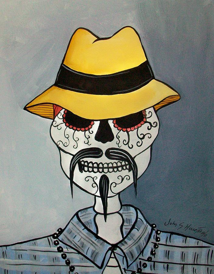 Pancho Cholo Painting John S Huerta