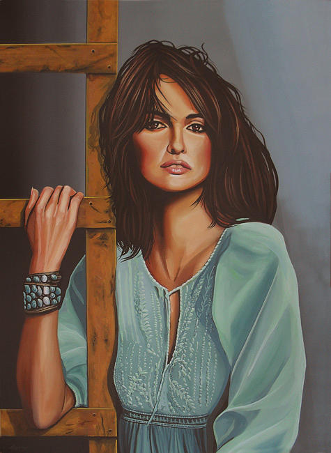 Penelope Cruz Painting