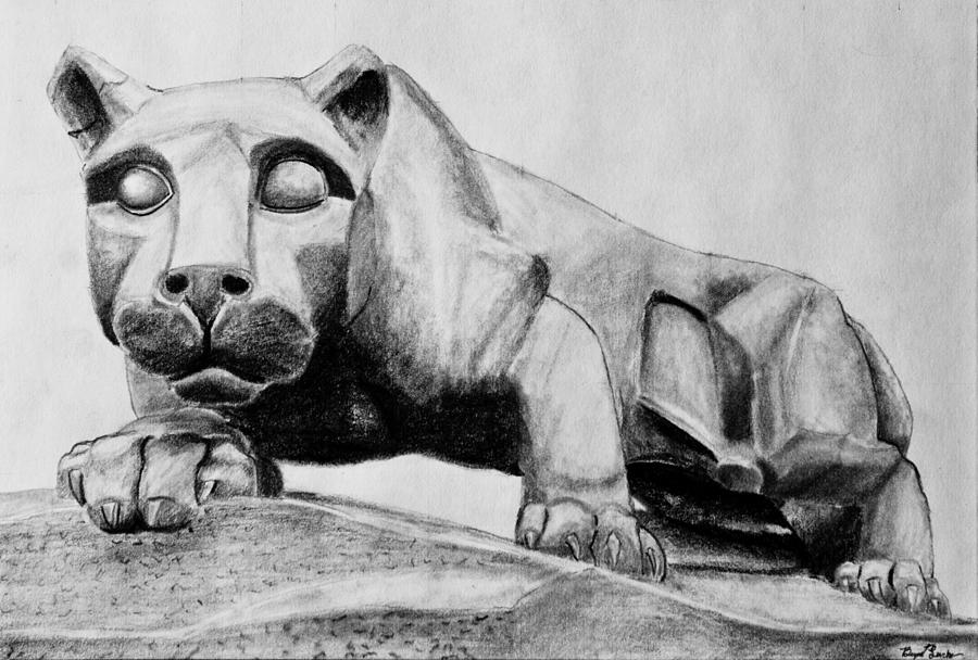 Penn State Nittany Lion Statue by Bryant Luchs