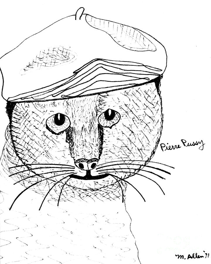 Pierre Pussycat Cartoon Drawing Photograph By Merton Allen Fine Art America