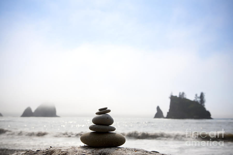 Download this Pile Rocks Beach Olympic National Park Washington Photograph picture