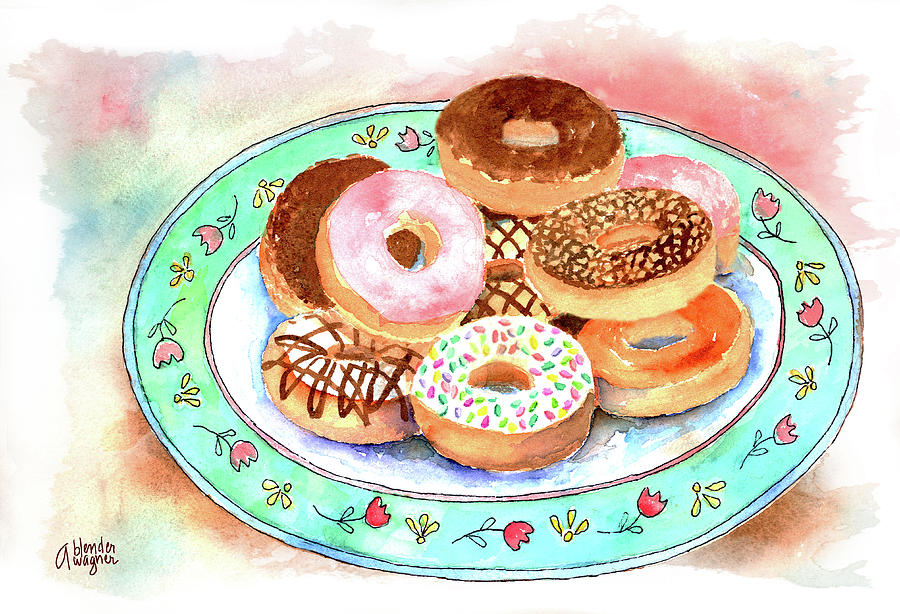 Plate Of Donuts