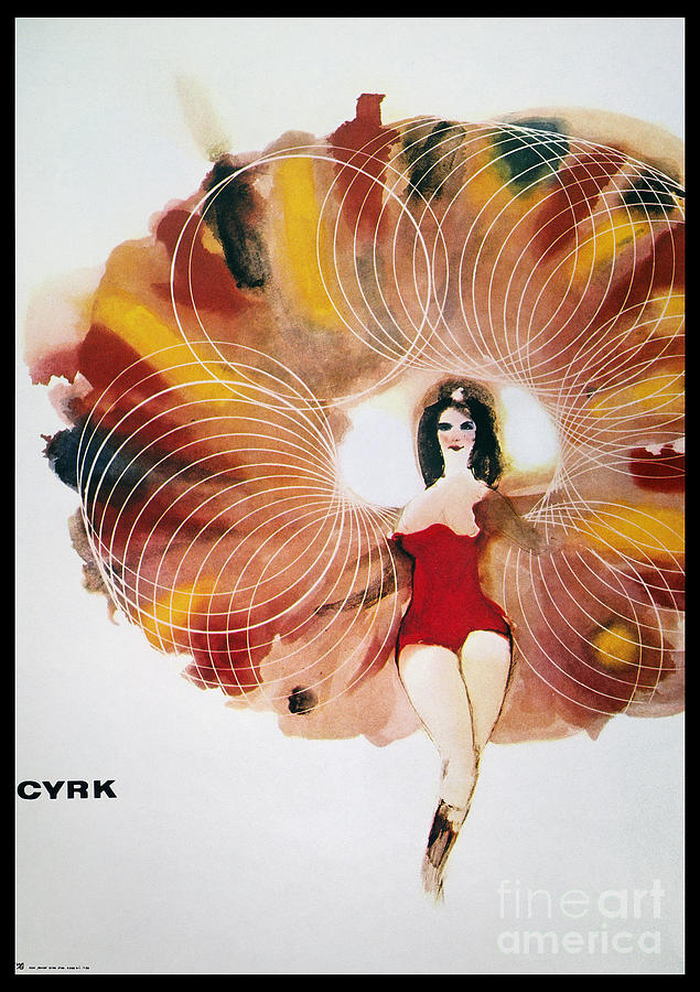 Polish Circus Poster 1968 Painting Polish Circus Poster 1968 Fine Art 