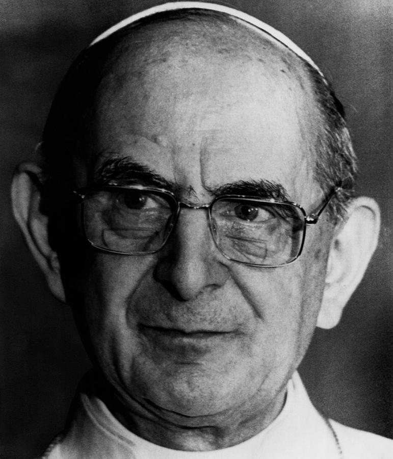 originally Giovanni Battista Enrico Antonio Maria Montini - pope-paul-vi-1974-everett