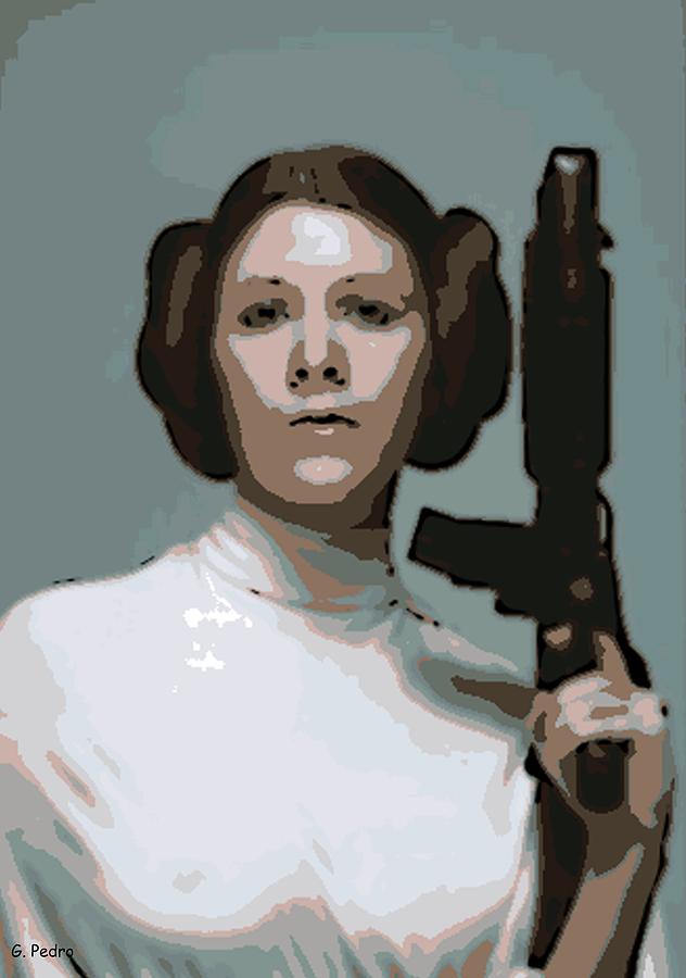 Erotic female figure Princess leia boob slip