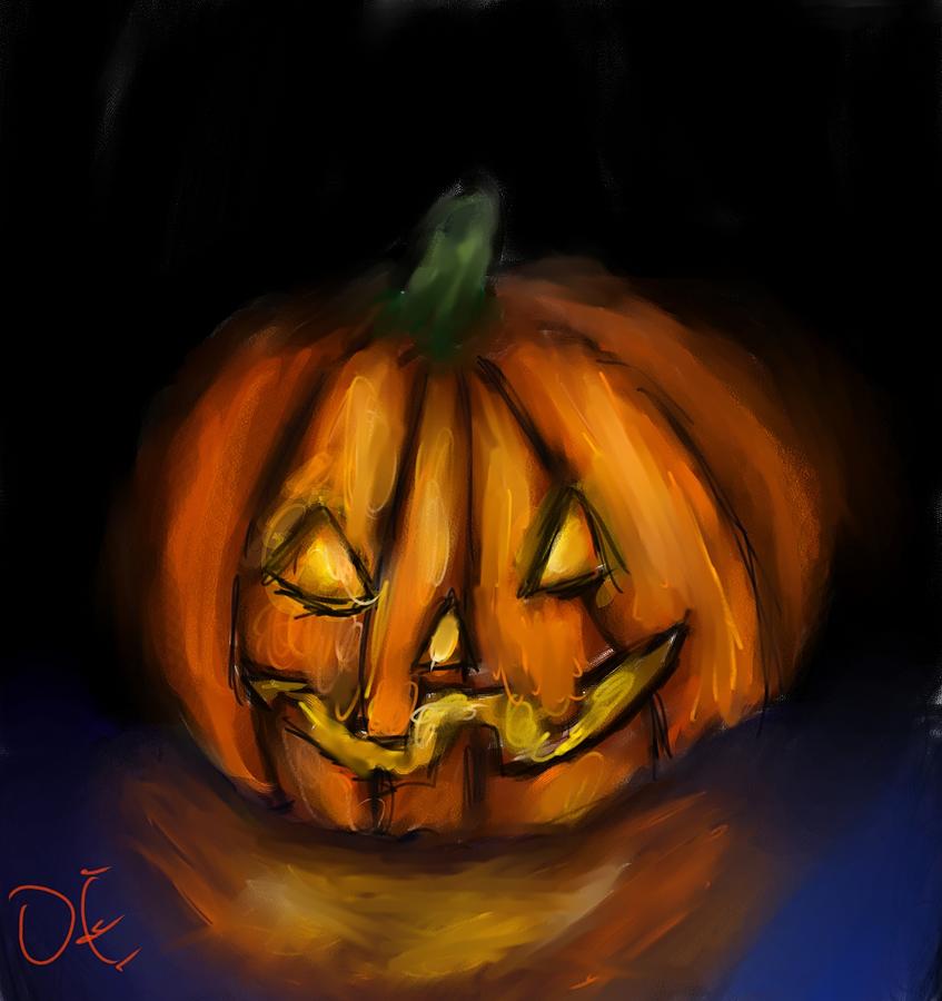 Pumpkin Digital Art By Dakota Eichenberg