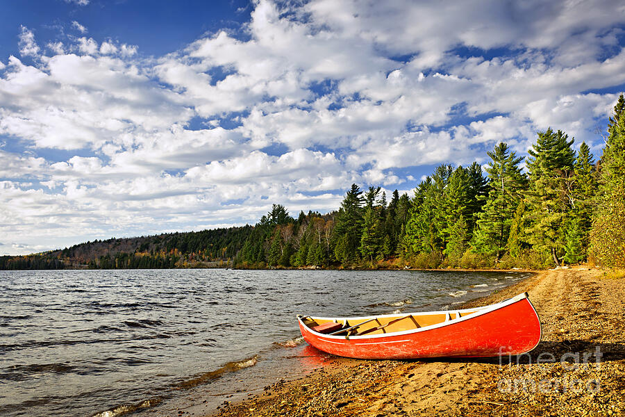 Canoe On Shore