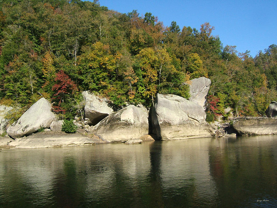 Reflections Cumberland Falls Photograph By George Bostian Fine Art