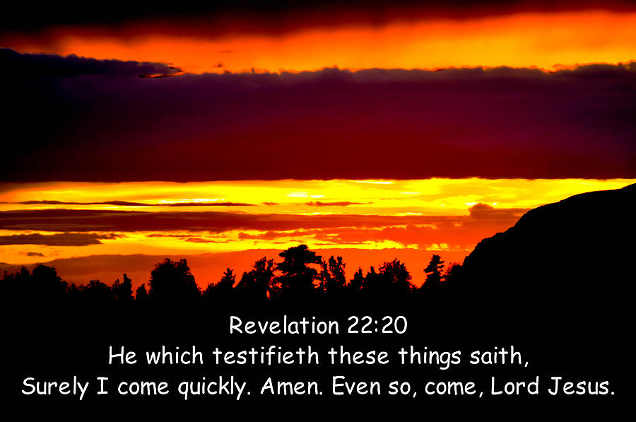 Revelation 22 20 kjv Revelation 22 20 kjv