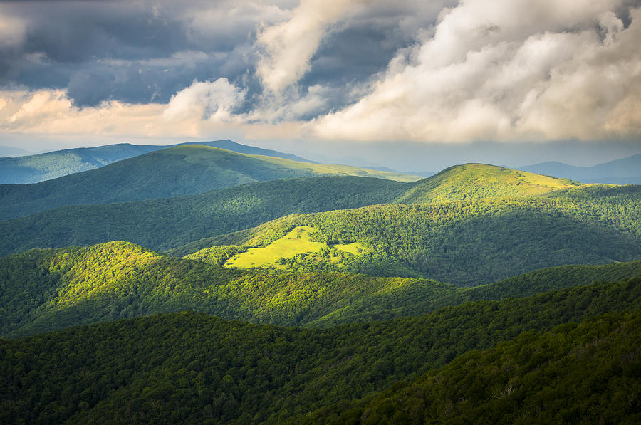 Roan Mountain Highlands Eastern Tn - Shadows And Light Photograph