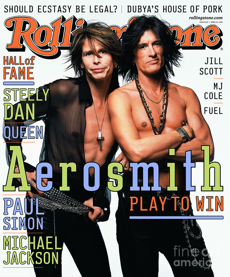 Rolling Stone Cover Volume 867 4 26 2001 Steven Tyler And Joe