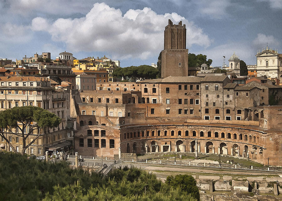 ancient roman marketplace