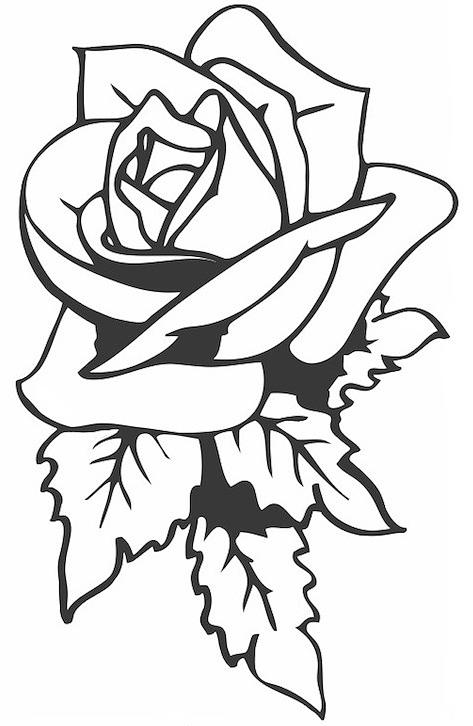 Rose Tattoo Design Digital Art Rose Tattoo Design Fine Art Print 