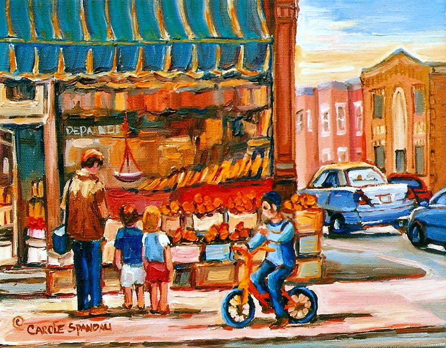 City Scene Painting