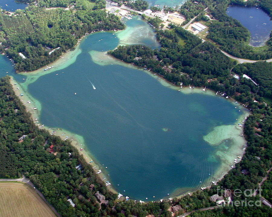 Round Lake Chain O Lakes Waupaca County Wisconsin Photograph