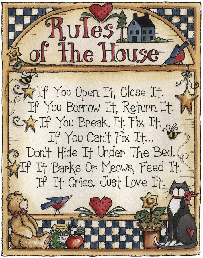 house rules clipart - photo #12
