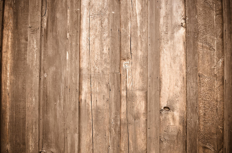 Rustic Light Wood Background Photograph by Brandon Bourdages