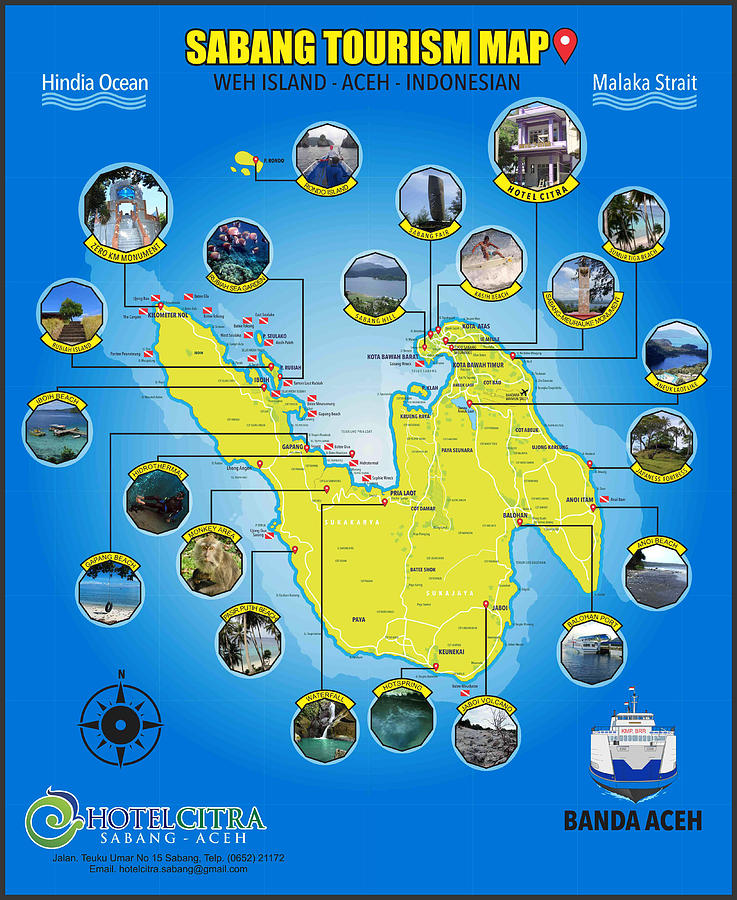 Download this Sabang Map Peta picture