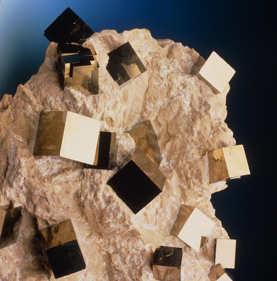 Sample Of Pyrite Photograph By Pasieka Fine Art America