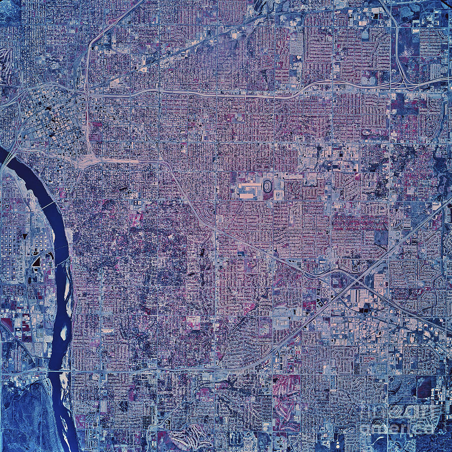 California Satellite View