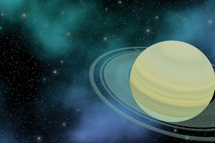 saturn painting