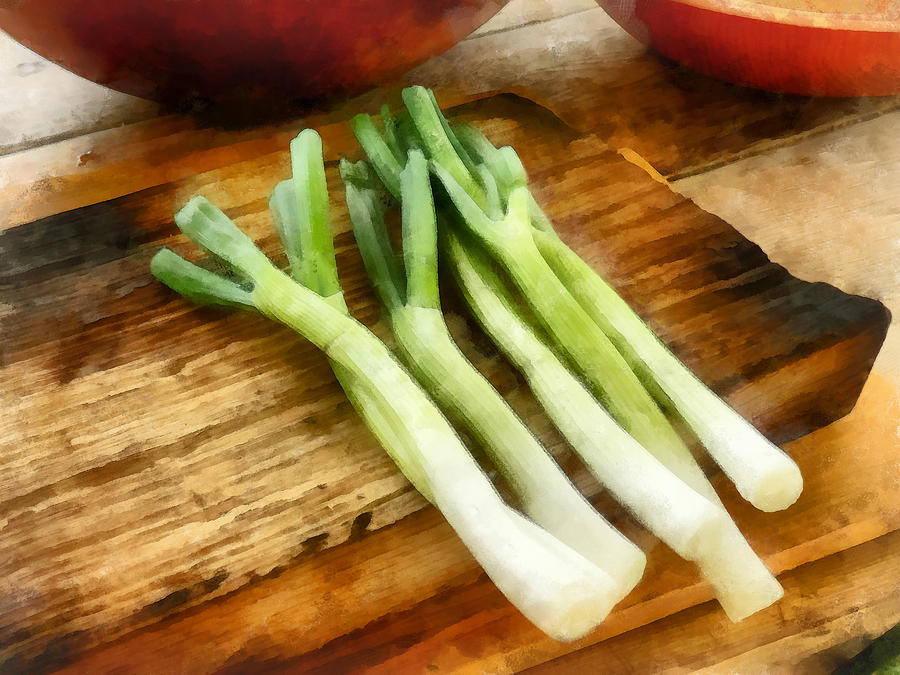 scallions photograph by susan savad scallions photograph by susan savad