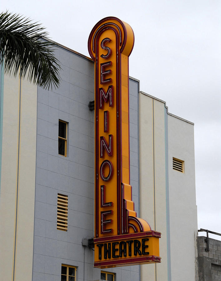 Seminole Theatre 1940 by David Lee Thompson