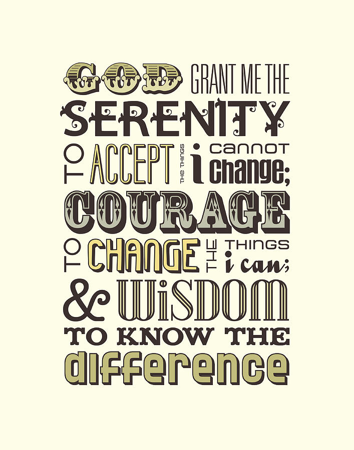 serenity prayer digital art by megan romo serenity prayer digital art by megan romo