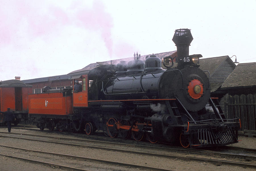 Skunk Train No 45 Fort Bragg California by Brian Lockett