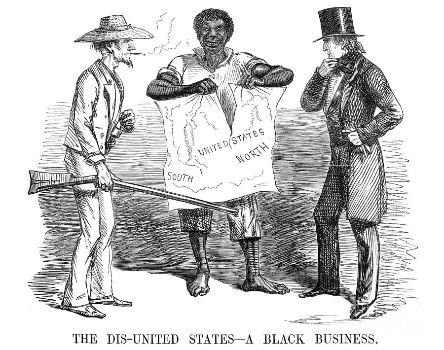 Slavery Cartoon 1856 Photograph By Granger