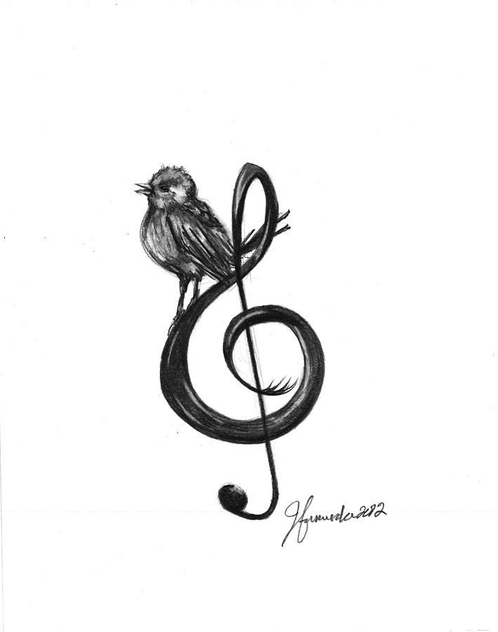 songbird drawing