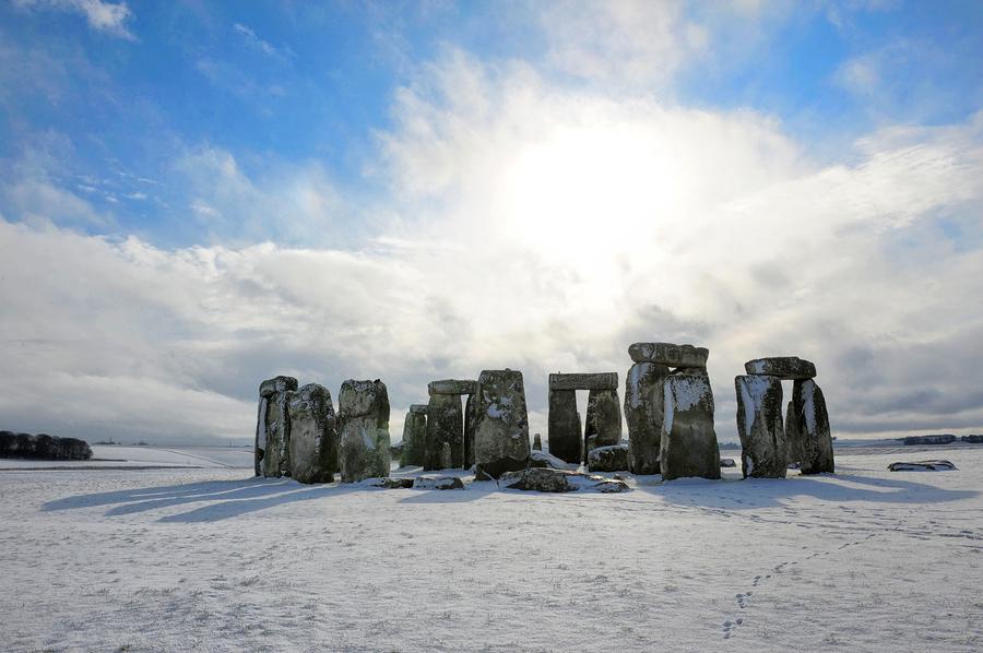 Stonehenge Snow