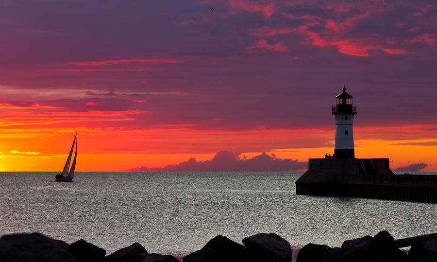 Sunrise Sailing by Mary Amerman