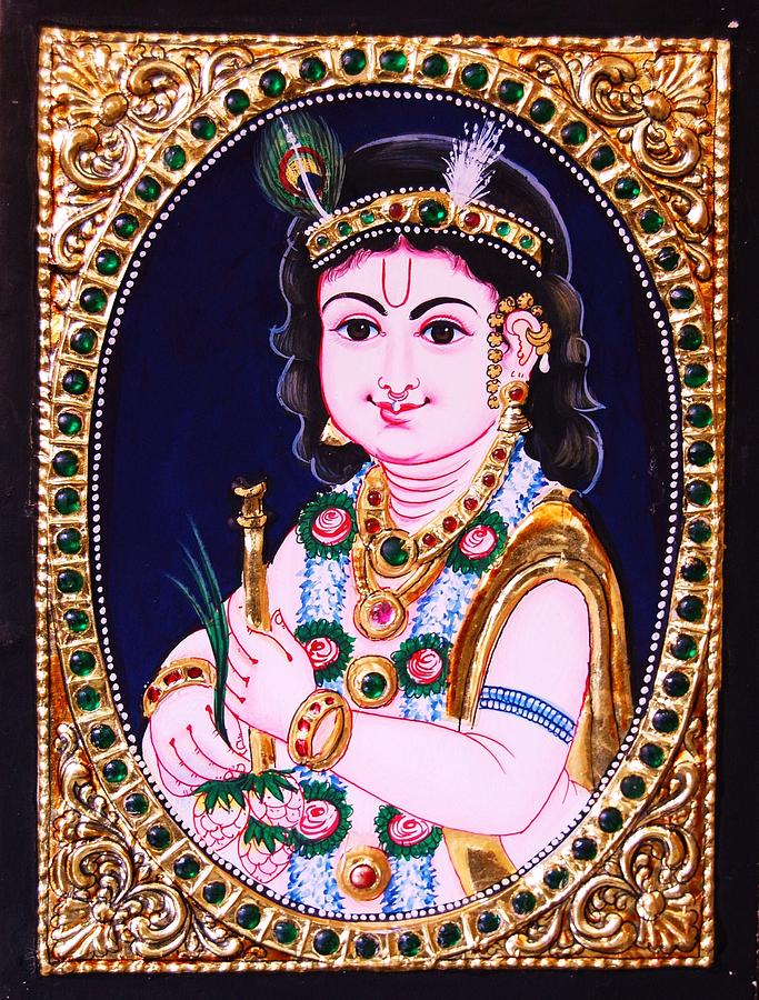 Krishna Tanjore Paintings