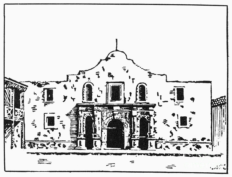 The Alamo Free Coloring Pages
