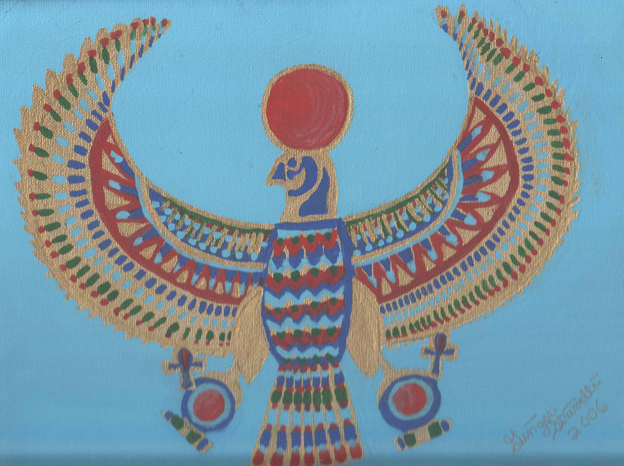 The Egyptian Sun God By Ginger Strivelli 