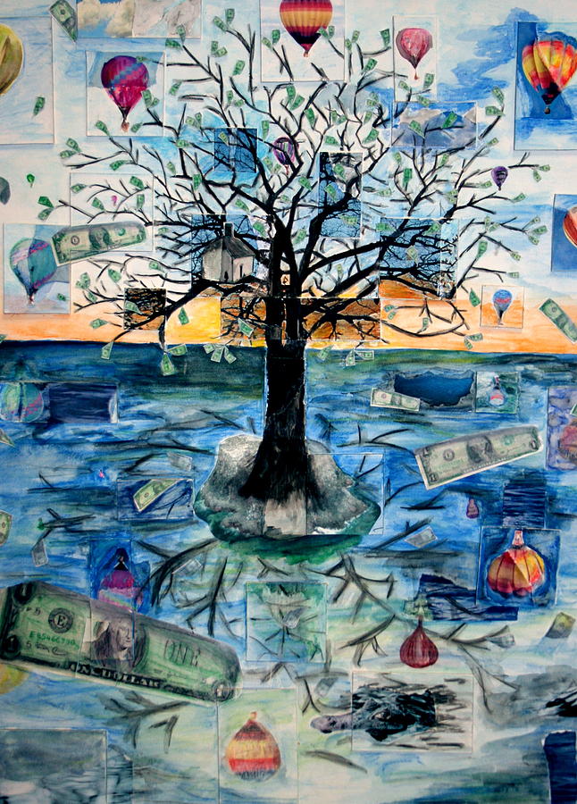 Money Tree Painting