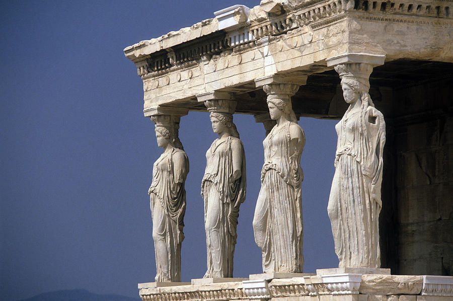 The Porch Of The Maidens Photograph