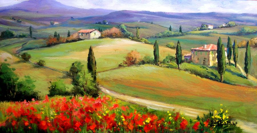 Tuscany Panorama by Bruno Chirici