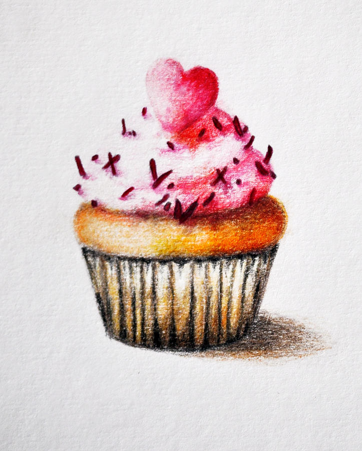 Drawings Of Cupcakes