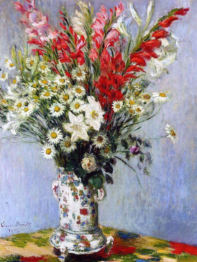 Vase Of Flowers by Claude