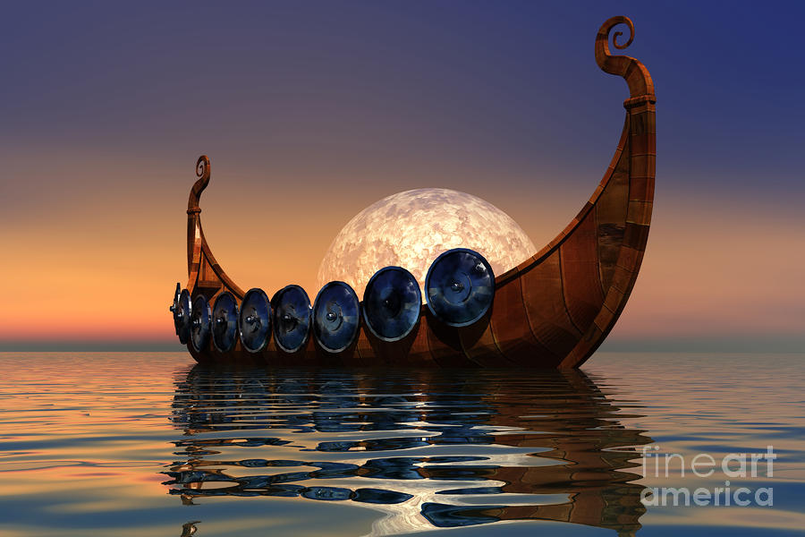 Viking Boat by Corey Ford