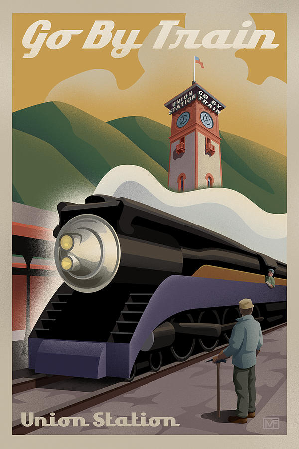 Vintage Train Poster 108