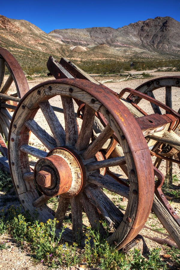 Wagon Wheels Photograph