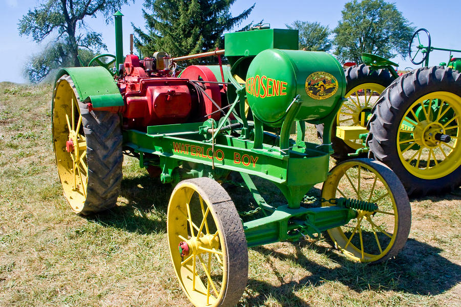 Waterloo Boy Tractor Photograph by Wayne Stabnaw